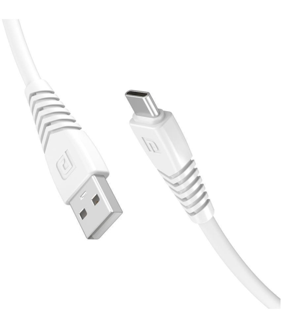 Portronics Type C Cable White - 1 Meter - White