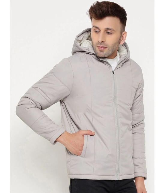 9TY3REE Polyester Mens Puffer Jacket - Grey ( Pack of 1 ) - None