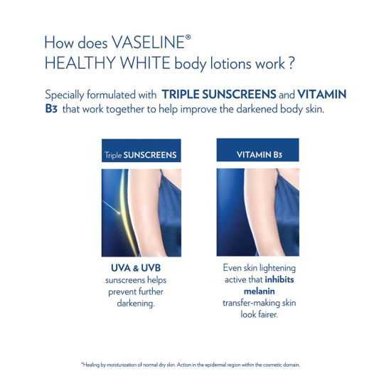 Vaseline Healthy White Lightening Body Lotion, 300Ml