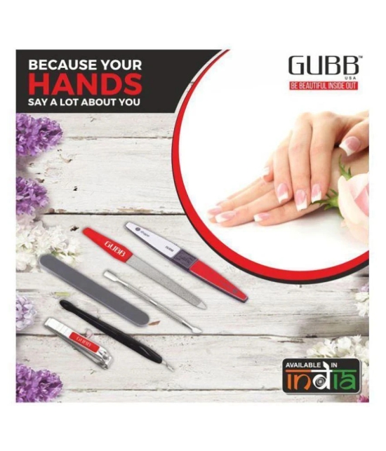 Gubb Nail Cutter, Filer, Manicure Kits 4 Pcs