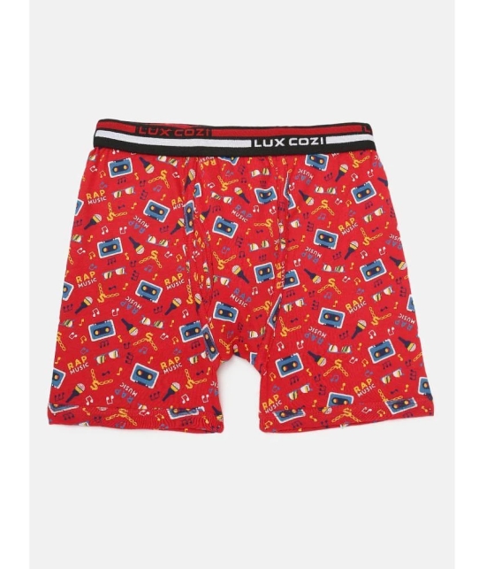 Lux Cozi - Multicolor Cotton Boys Trunks ( Pack of 4 ) - None