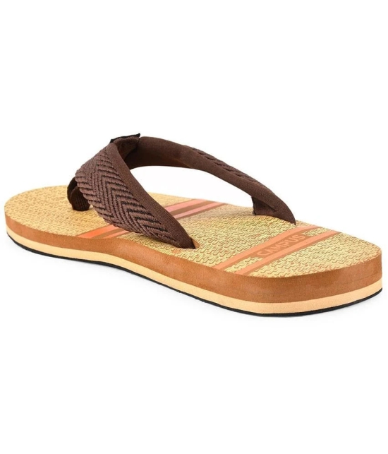 Campus - Tan Mens Slide Flip Flop - None