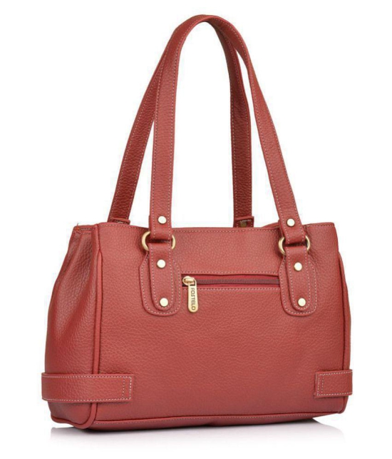 Fostelo - Maroon  PU Shoulder Bag - Maroon