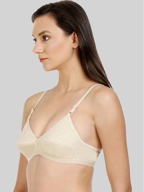 Bodycare Beige Cotton Heavily Padded Womens Everyday Bra ( Pack of 2 ) - None