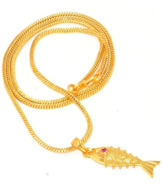 Jewar Mandi - Gold Pendant ( Pack of 1 ) - Gold