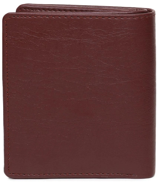 samtroh Brown PU Mens Short Wallet ( Pack of 1 ) - Brown