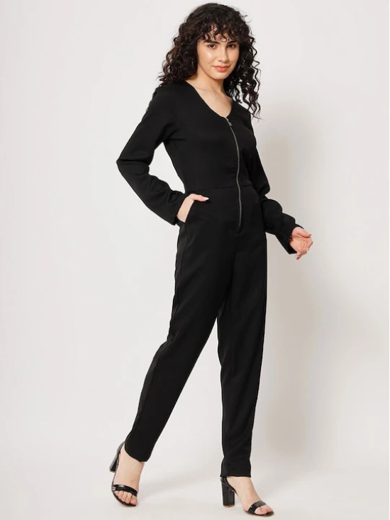 Zipper Basic Jumpsuit