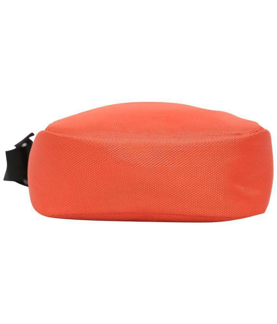 MIKE 5 Ltrs Orange Polyester College Bag - Orange