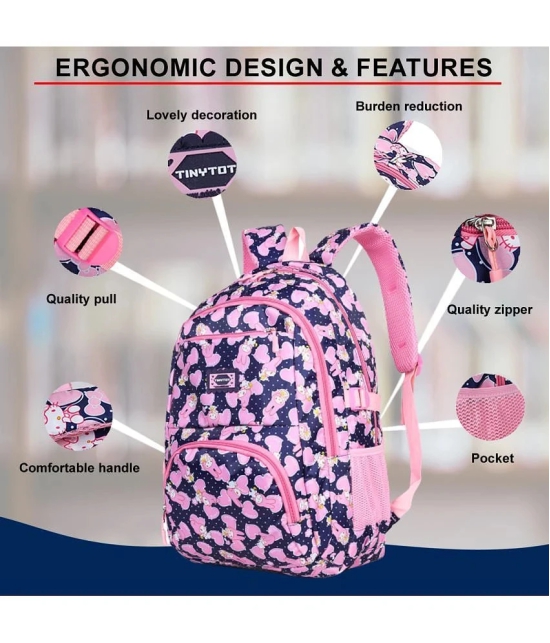 Tinytot Blue Polyester Backpack For Kids