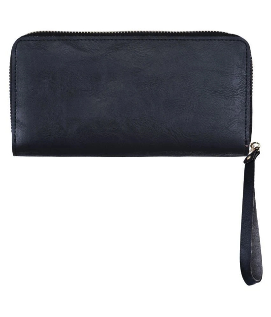 Walrus Black Faux Leather Handheld - Black