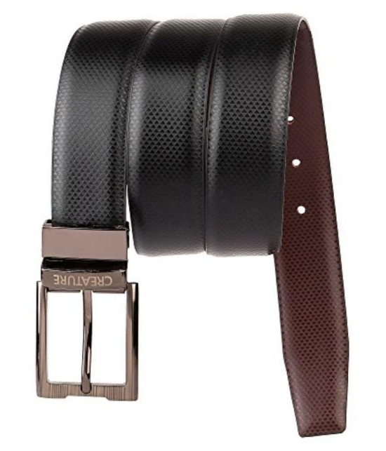 Creature - Black PU Men's Casual Belt ( Pack of 1 ) - Free Size