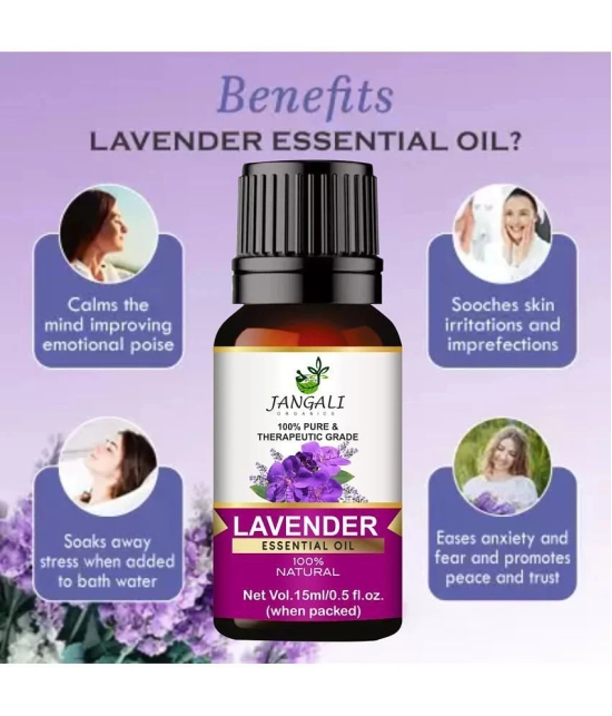 Pure Jangali Organics Lavender Essential Oil 30 mL ( Pack of 2 )