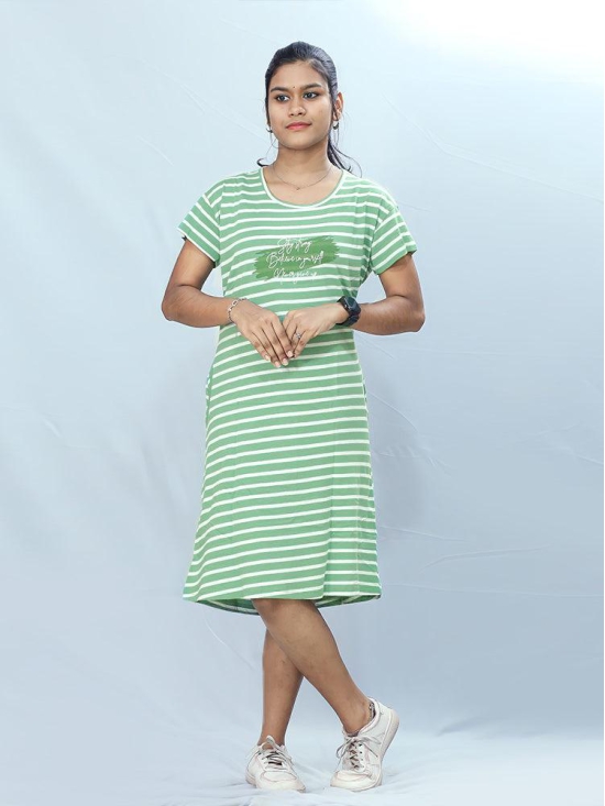 Night wear for women-Loopknit / Desty green / XXL