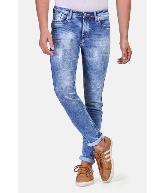 HJ HASASI Blue Regular Fit Jeans - None