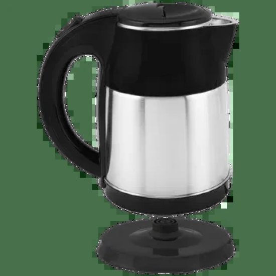 Croma 1500 Watt 1.8 Litre Electric Kettle with Auto Shut-off (Black and Silver)