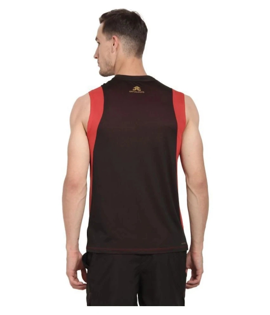 OFF LIMITS - Brown Polyester Regular Fit Mens Tanks ( Pack of 1 ) - 2XL