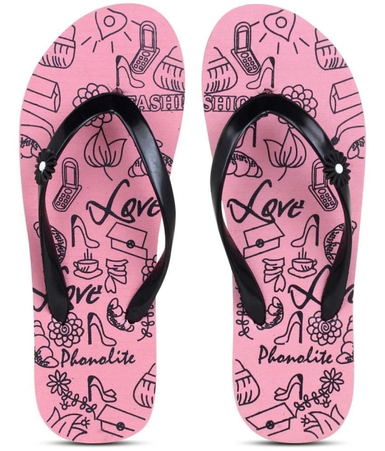 Phonolite - pink Womens Daily Slipper - None