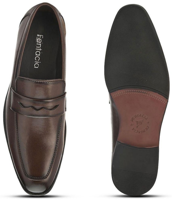 Fentacia - Brown Men's Mocassin Formal Shoes - None