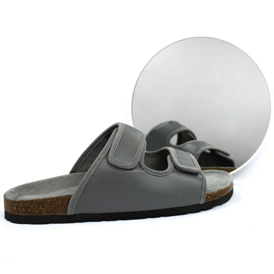 Parallel Cloudy Grey Cork Sandals (Men)