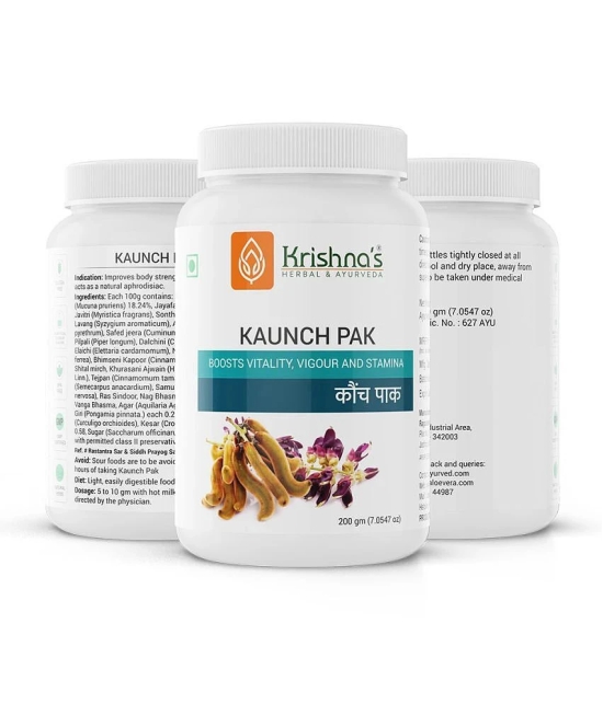 Krishnas Herbal & Ayurveda Kaunch Pak, 200 g