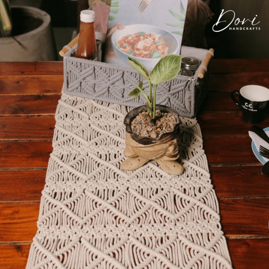 Macrame Table Runner