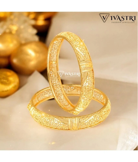 VIVASTRI Gold Bangle ( Pack of 1 ) - None