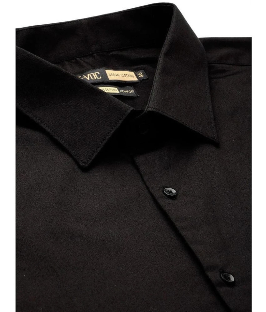 IVOC - Black 100% Cotton Regular Fit Mens Casual Shirt ( Pack of 1 ) - None