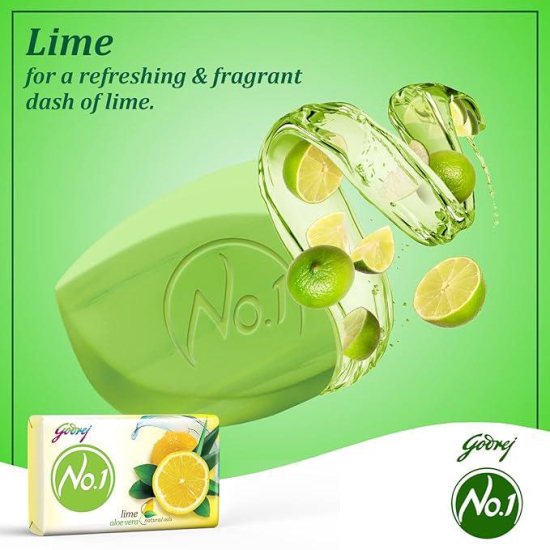 Godrej No.1 Lime Soap (4 plus 1) 500 Gms