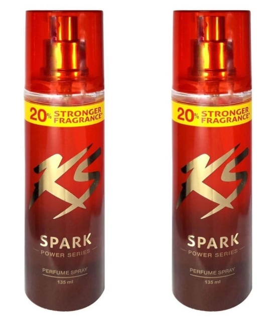 KamaSutra Spark Power Series Body Spray (135 ml each , pack of 2) - 250ml