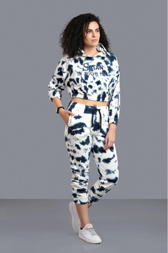 Satan In High Heels Printed Black & White Co-ord Set for Women S