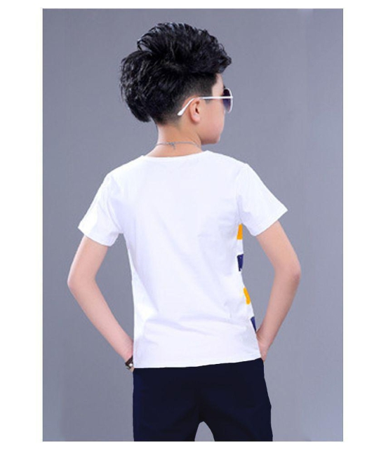 FORCE Kids Cotton Tshirt White::Yellow::Navy blue::Orange:: 5-6Years - None