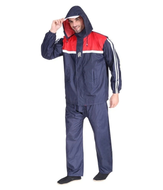 Goodluck Navy Rain Suit - 2XL