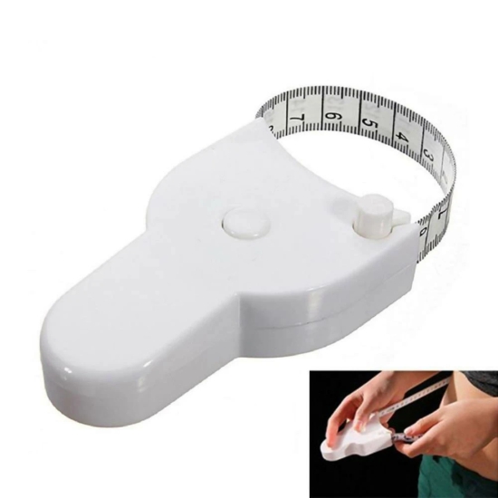 Retractable Body Measuring inch Tape with Lock