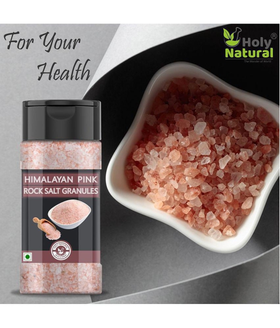 Holy Natural Himalayan Pink Salt Granules, Rock Salt 200 gm