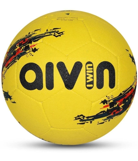 Aivin - Yellow Rubber Football ( Pack of 1 ) - 5