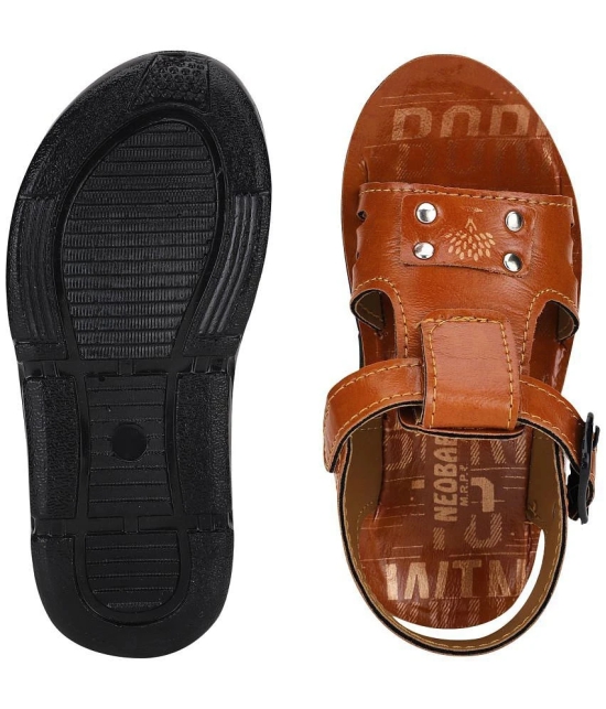 Neobaby Casual Leather Sandal for Kids Boys & Girls (6 Months to 4 Years) - None