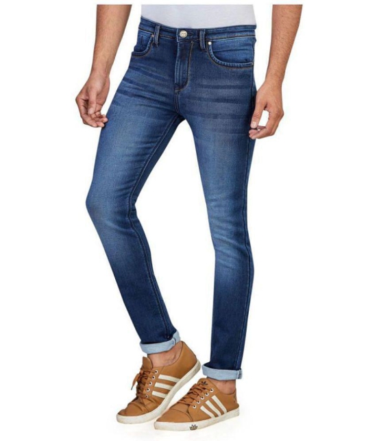 HJ HASASI Blue Regular Fit Jeans - None