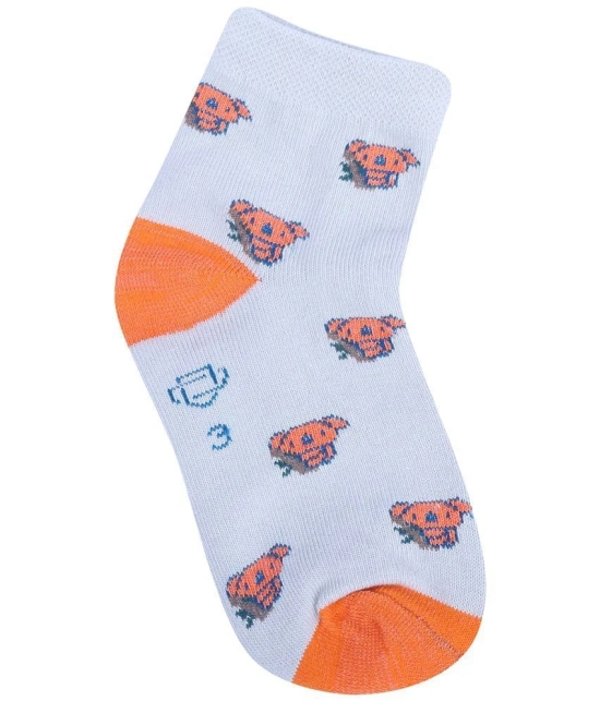 Dollar Multicolor Cotton Blend Boys Ankle Length Socks ( Pack of 5 ) - 5-6 years