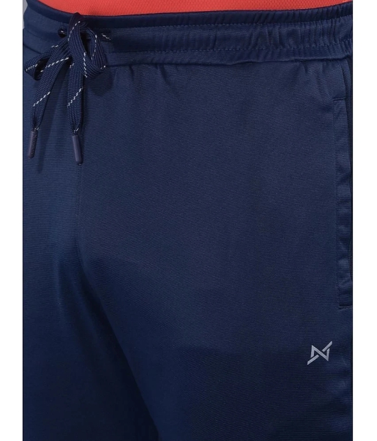 Force NXT Navy Blue Polyester Mens Sports Trackpants ( Pack of 1 ) - None