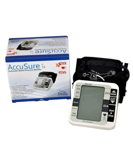 AccuSure TK Automatic Digital Blood Pressure Monitor BP Machine