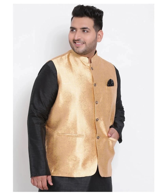 Hangup Multi Cotton Blend Nehru Jacket - None