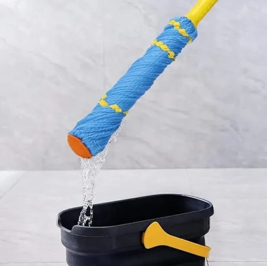 Self-Wringing Twist Mops for Floor Cleaning, Microfiber Floor mop