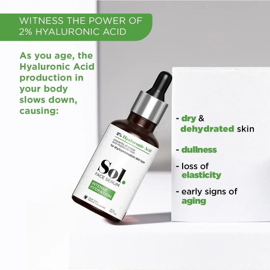 Sol. 2% Hyaluronic Acid Intense Hydration Face Serum