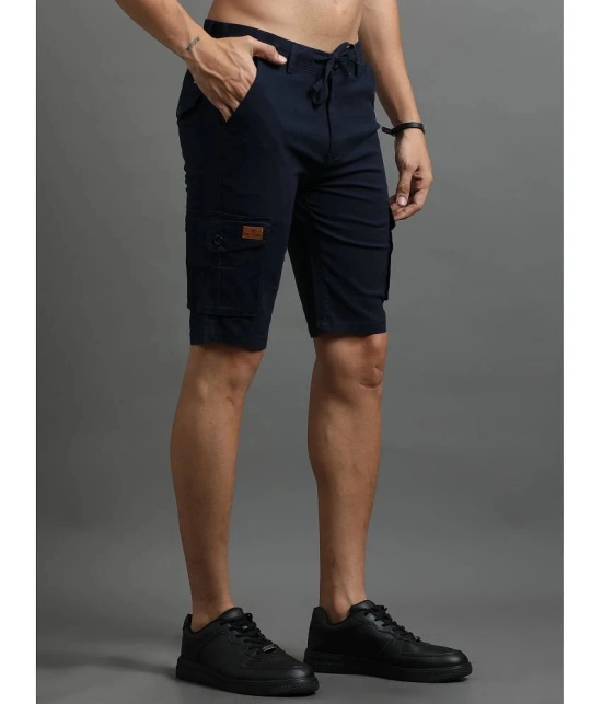 Paul Street Navy Cotton Mens Shorts ( Pack of 1 ) - None