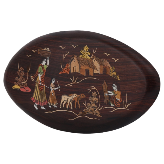 Rosewood Oval Village nature Panel