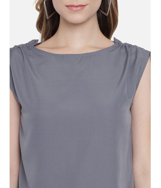 ALL WAYS YOU Polyester Regular Tops - Grey Single - M