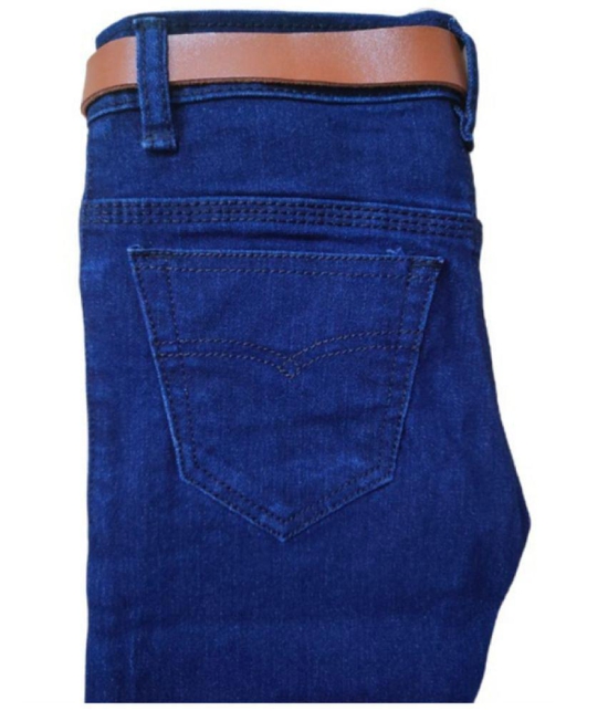 Denim Kids Jeans  in Blue Color with Slim fit - None