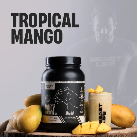 Pro Concentrate Whey Protein with Ultrasorb Tech | 924gm | Mango