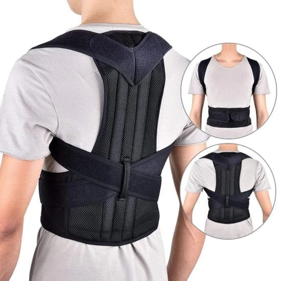 WUGO::Posture Corrector Back Brace for Men and Women - Adjustable Back Support Belt for Pain Relief - Improve Posture and Reduce Back Pain