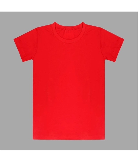 Diaz - Red Cotton Blend Boys T-Shirt ( Pack of 1 ) - None